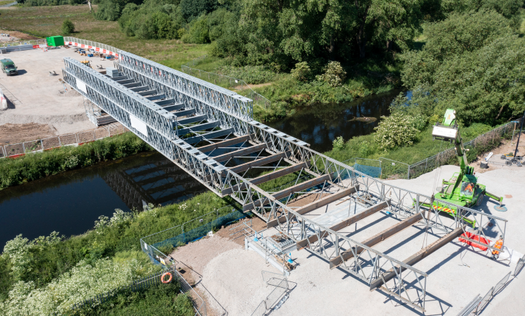 Constructing one of Europe’s largest double storey bridges for HS2