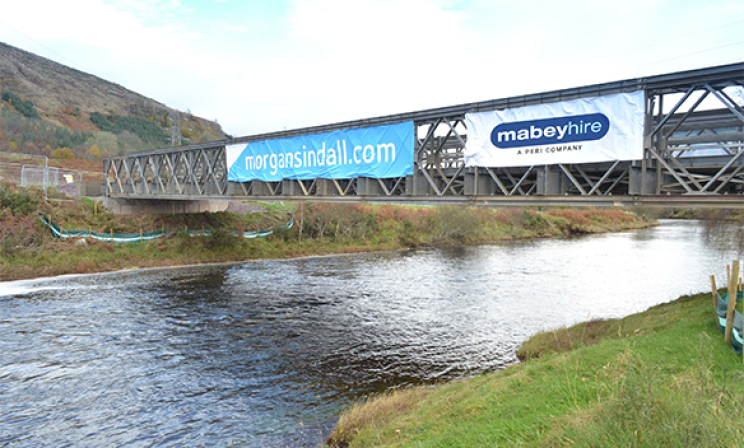 Temporary bridge protects Scotland’s rural landscape during major Project VISTA works